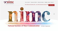 Desktop Screenshot of nimc-india.com